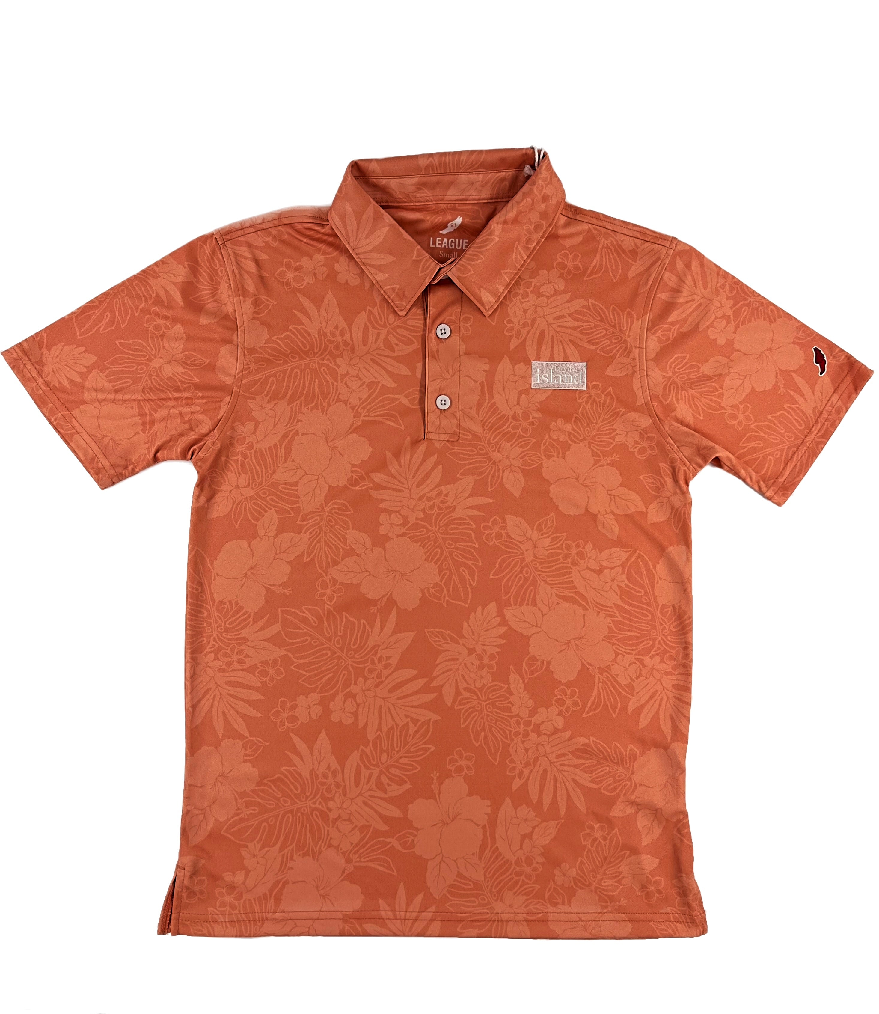 Happy floral polo shirt