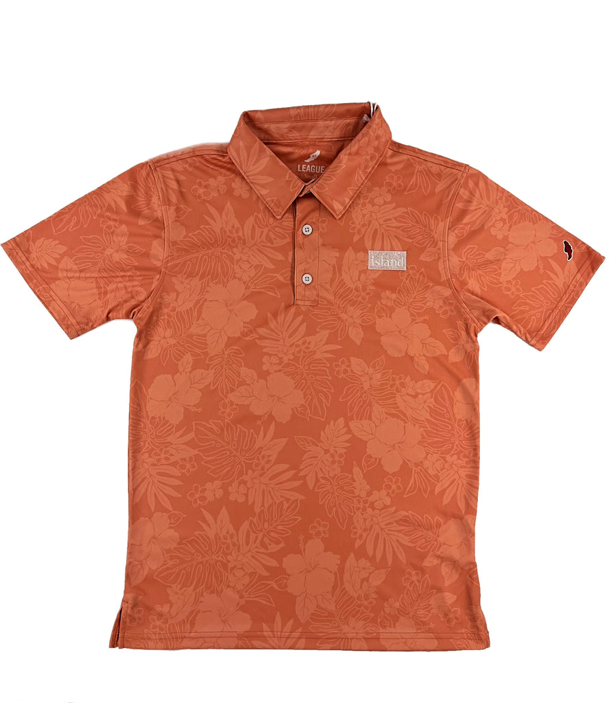 Happy floral polo shirt