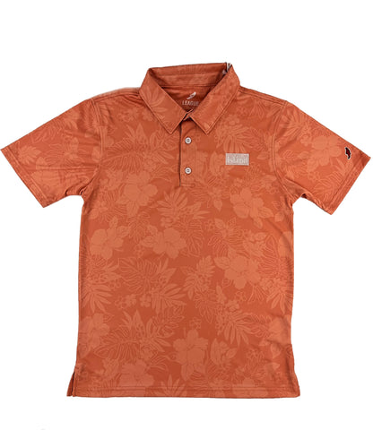 Happy floral polo shirt