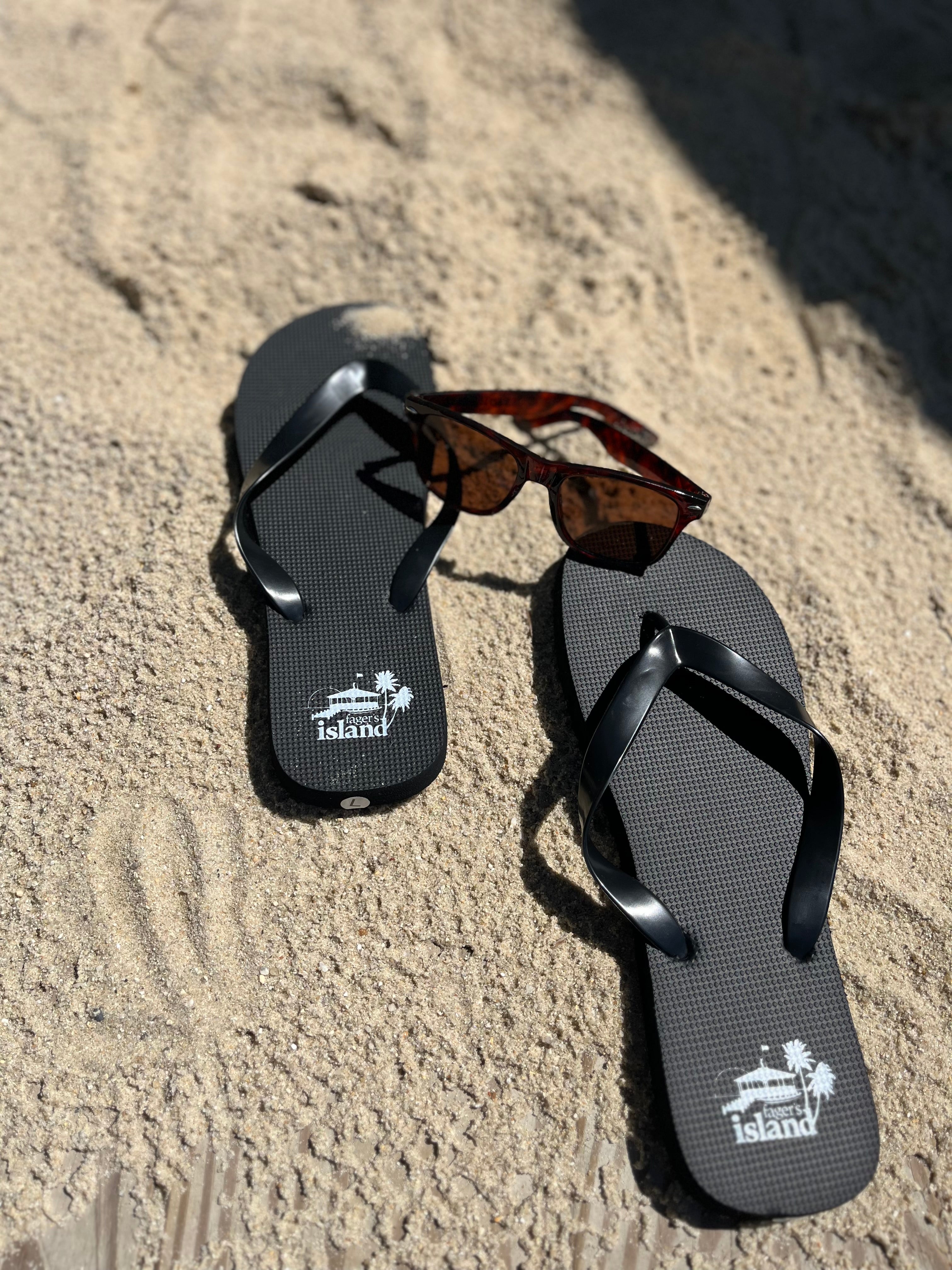 New fager's island flip flops
