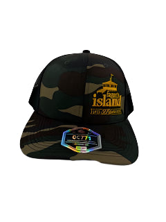 Camouflage fagers island hats