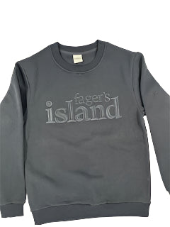 Black luxurious crewneck