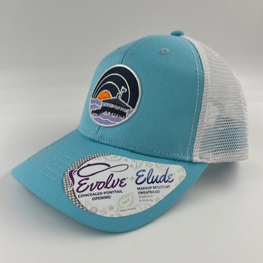 Evolve and Elude Trucker Twill hats
