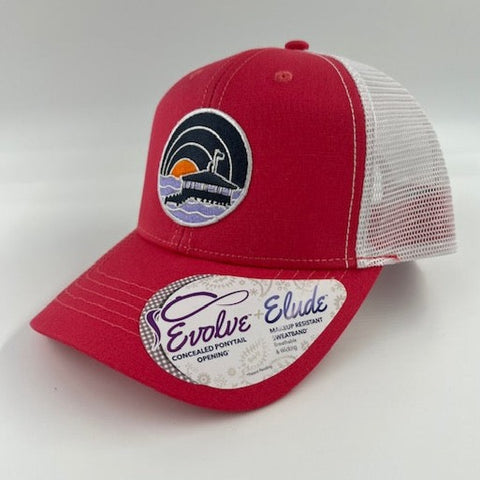 Evolve and Elude Trucker Twill hats